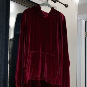 Velvet sweater